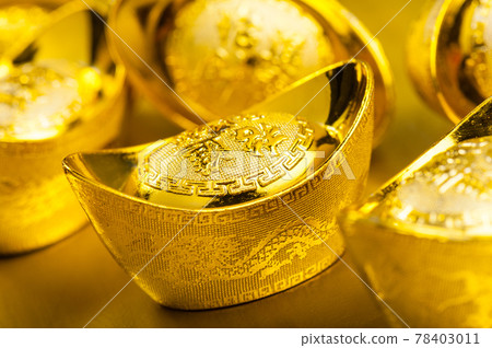 chinese gold ingot 78403011
