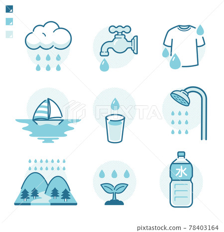 water, water supply, icon 78403164