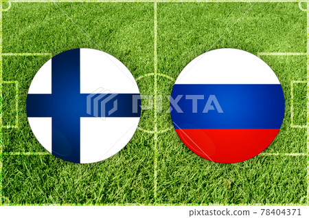 Finland vs Russia football match Finland vs Russia football match 78404371