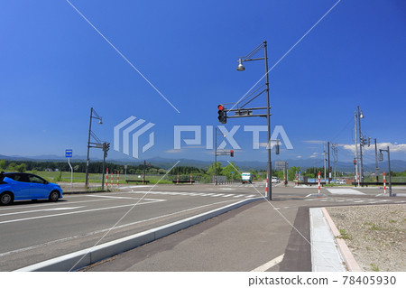 秋田縣道川口南十字路口 78405930