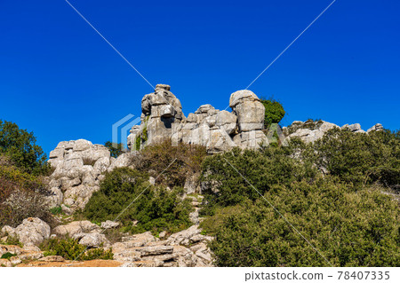 El Torcal de Antequera, Andalusia, Spain, near Antequera, province Malaga. El Torcal de Antequera, Andalusia, Spain, near Antequera, province Malaga. 78407335