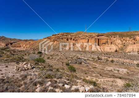 Tabernas desert, in spanish Desierto de Tabernas, Andalusia, Spain Tabernas desert, in spanish Desierto de Tabernas, Andalusia, Spain 78407894