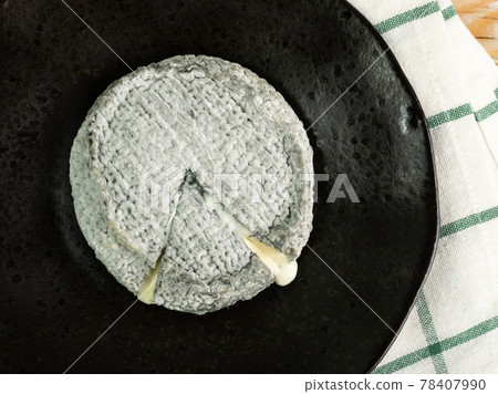 Traditional french Selles sur Cher cheese, rare goat cheese Traditional french Selles sur Cher cheese, rare goat cheese 78407990