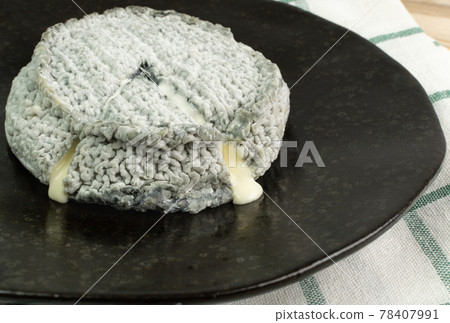 Traditional french Selles sur Cher cheese, rare goat cheese Traditional french Selles sur Cher cheese, rare goat cheese 78407991