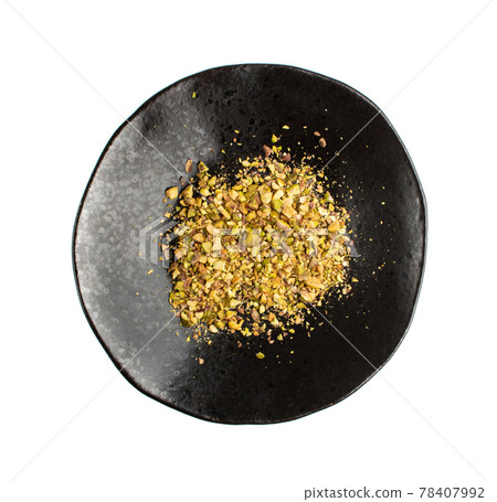 Pistachio Nut Pieces, Break Chopped Pistachios Isolated 78407992