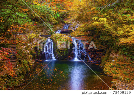 秋季赤目 48 瀑布 Katan Falls 秋季赤目 48 瀑布 Katan Falls 78409139