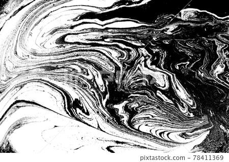 Black and white abstract marble liquid background Black and white abstract marble liquid background 78411369