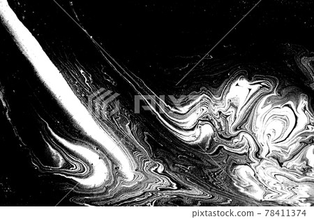 Black and white abstract marble liquid background Black and white abstract marble liquid background 78411374