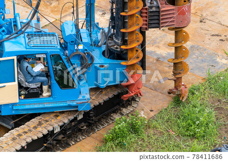 工地地基工作絞龍螺絲位置套裝 78411686