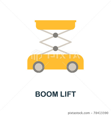 Boom Lift icon. Simple element from construction collection. Creative Boom Lift icon for web design, templates, infographics and more Boom Lift icon. Simple element from construction collection. Creative Boom Lift icon for web design, templates, infographics and more 78413390