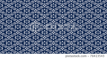 Dot Japanese pattern pattern seamless... - Stock Illustration [78413543 ...
