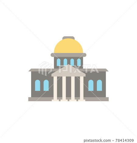 Government icon. Simple element from buildings collection. Creative Government icon for web design, templates, infographics and more 78414309