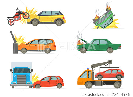 Car crashes set Car crashes set 78414586