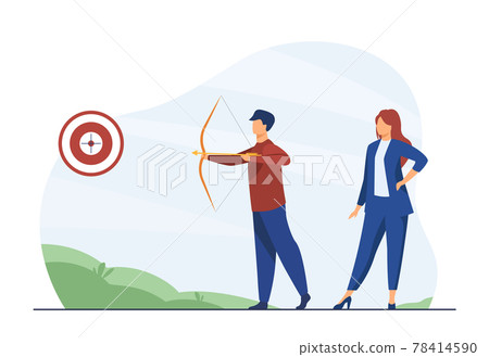 Business people focused on goal Business people focused on goal 78414590