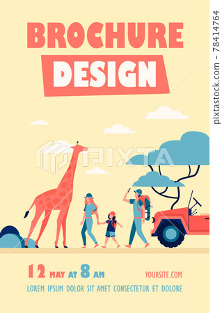 Tourists walking in African savannah Tourists walking in African savannah 78414764