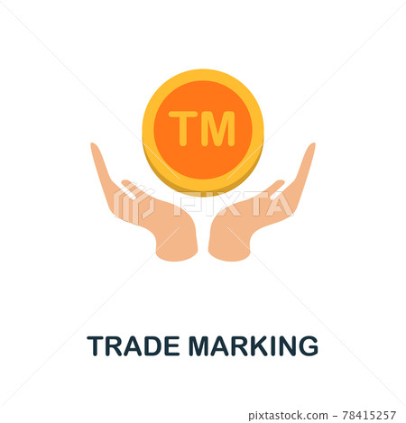 Trade Marking icon. Simple element from branding collection. Creative Trade Marking icon for web design, templates, infographics and more 78415257