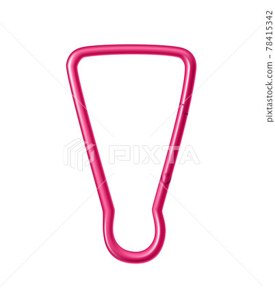 Carabiner clasp. Metal carabine for climbing rope link. Snap hook for bag, safety or protecting accessory. Claw clasp, climbing equipment Carabiner clasp. Metal carabine for climbing rope link. Snap hook for bag, safety or protecting accessory. Claw clasp, climbing equipment 78415342