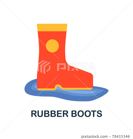 Rubber Boots icon. Simple element from autumn collection. Creative Rubber Boots icon for web design, templates, infographics and more Rubber Boots icon. Simple element from autumn collection. Creative Rubber Boots icon for web design, templates, infographics and more 78415346