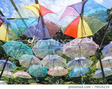 Shizuoka Prefecture Umbrella Sky Hattasan June Shizuoka Prefecture Umbrella Sky Hattasan June 78416210