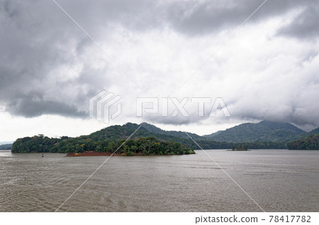 Sailing in to Gatun Lake - Panama Canal 78417782