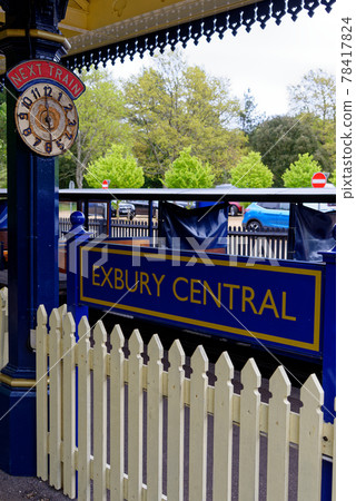 Exbury Central Station - Exbury Gardens Railway - Hampshire, England 78417824