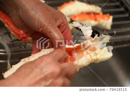 帝王蟹烹飪 帝王蟹烹飪 78418515