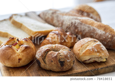 Various bread bread set Various bread bread set 78418651