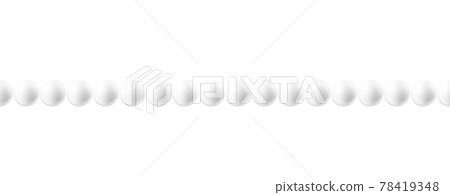 Beautiful shiny chain from glass silver beads or jewelry pearl. 78419348