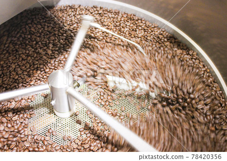 Image of roasting coffee 78420356