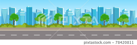 urban city panorama urban city panorama 78420811