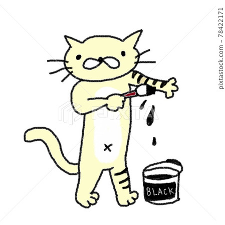 A cat that wants to be a tiger pattern 78422171
