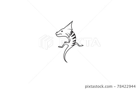 vintage simple chameleon logo symbol vector icon illustration graphic design vintage simple chameleon logo symbol vector icon illustration graphic design 78422944