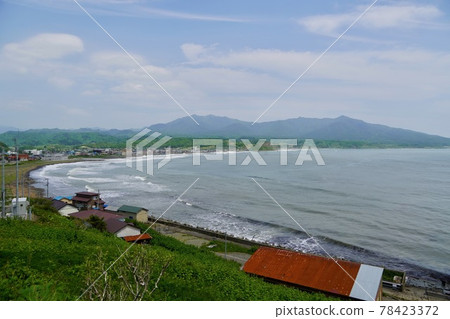 View from Cape Enrumu, Samani Town 78423372