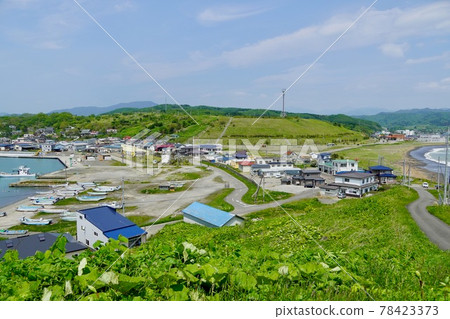 View from Cape Enrumu, Samani Town 78423373