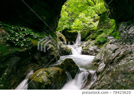 東京日之原村 天然紀念物 鹿頭岩 78423620