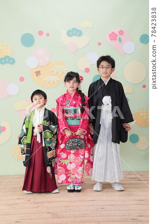 Shichigosan, a child in a kimono Shichigosan, a child in a kimono 78423838