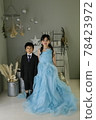 Shichigosan, siblings in dresses and suits, children's wedding 78423972