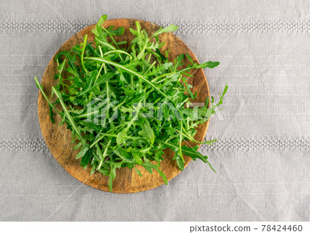 Arugula, Arugula, Ruccola Leaves, Rucola, Eruca or Roquette Salad 78424460