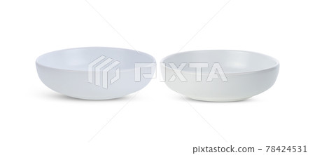 white bowl ceramic isolated on white background white bowl ceramic isolated on white background 78424531