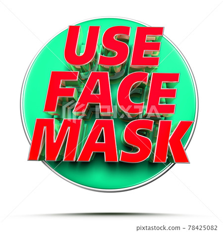 label use face mask. label use face mask. 78425082