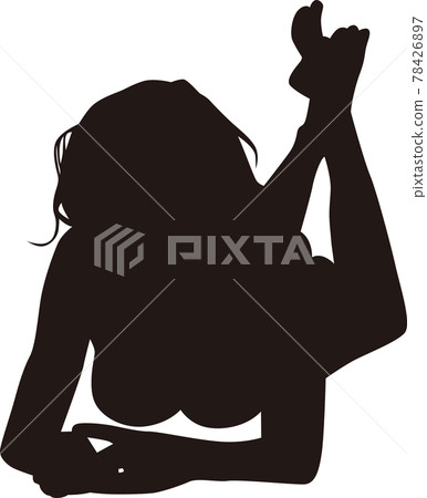 放鬆性感的女孩 78426897