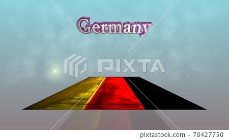 Germany flag and text flying in space 6-12 Germany flag and text flying in space 6-12 78427750