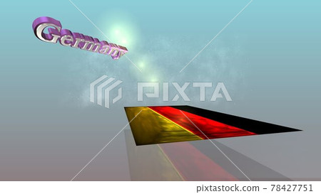 Germany flag and text flying in space 6-1-3 Germany flag and text flying in space 6-1-3 78427751