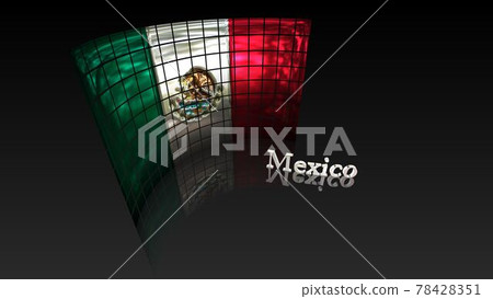 墨西哥國旗和地板上的文字 5-2-1 墨西哥國旗和地板上的文字 5-2-1 78428351