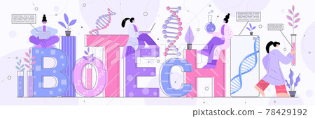 scientists team working with DNA researchers making experiment in lab DNA testing genetic engineering biotech 78429192