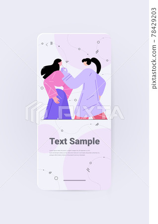 doctor holding buccal cotton swab ready to collect DNA from woman patient in lab DNA testing genetic engineering doctor holding buccal cotton swab ready to collect DNA from woman patient in lab DNA testing genetic engineering 78429203