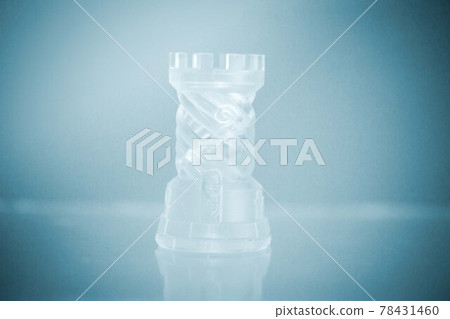 One object photopolymer printed on a 3d printer. One object photopolymer printed on a 3d printer. 78431460
