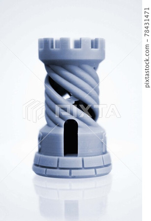 One object photopolymer printed on a 3d printer. 78431471
