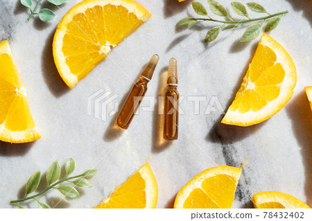 Citrus fruit vitamin c serum oil beauty care 78432402