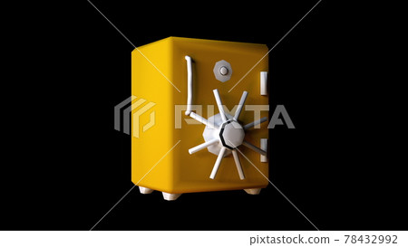 Low poly retro safe. Low poly retro safe. 78432992